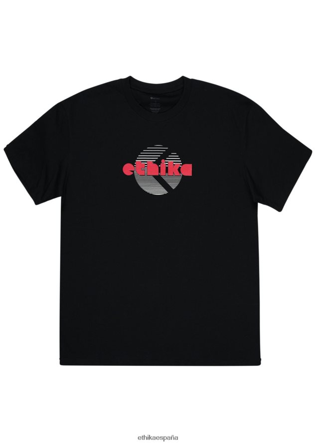 ropa hombres Ethika camiseta gráfica camiseta eléctrica - negro FD68J558