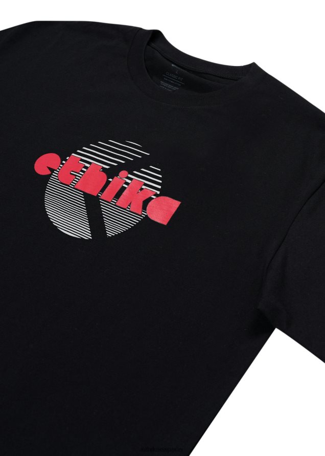 ropa hombres Ethika camiseta gráfica camiseta eléctrica - negro FD68J558