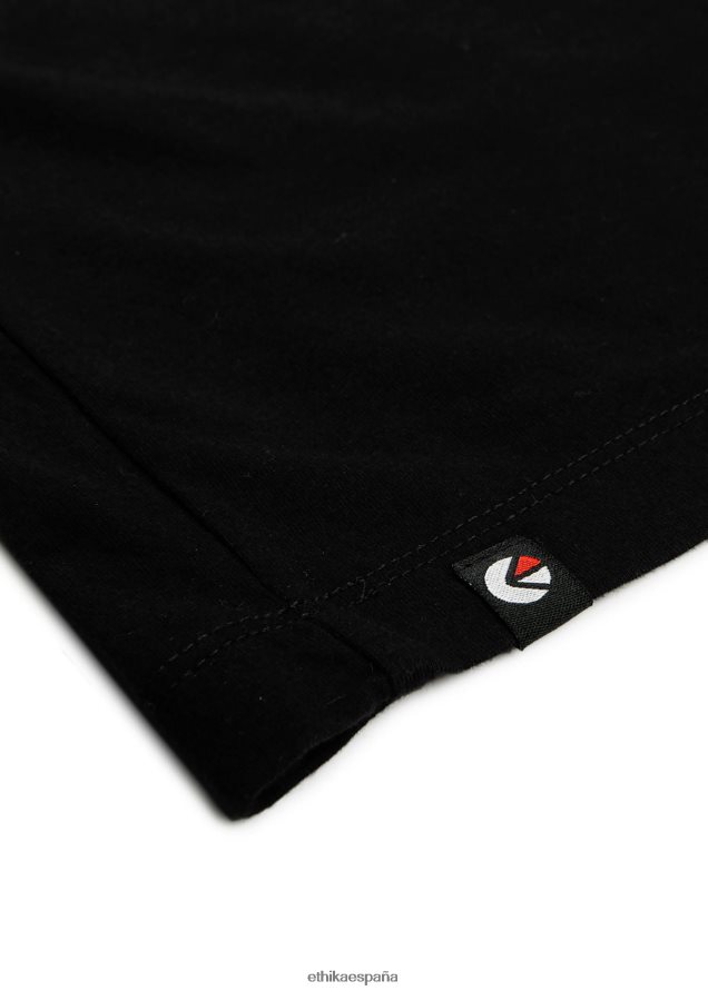 ropa hombres Ethika camiseta gráfica city slappin - negra FD68J546