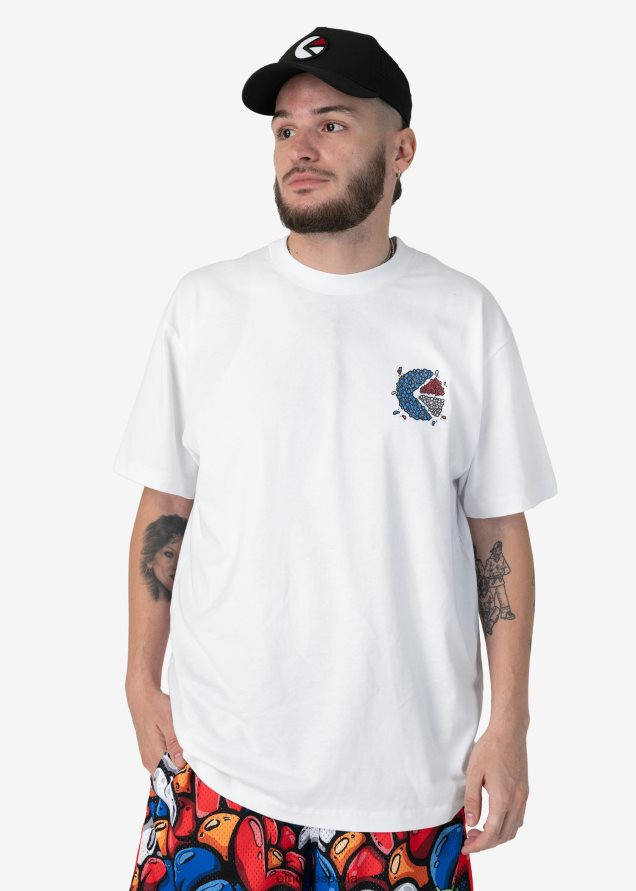 ropa hombres Ethika camiseta gráfica flow3rs - blanco FD68J555