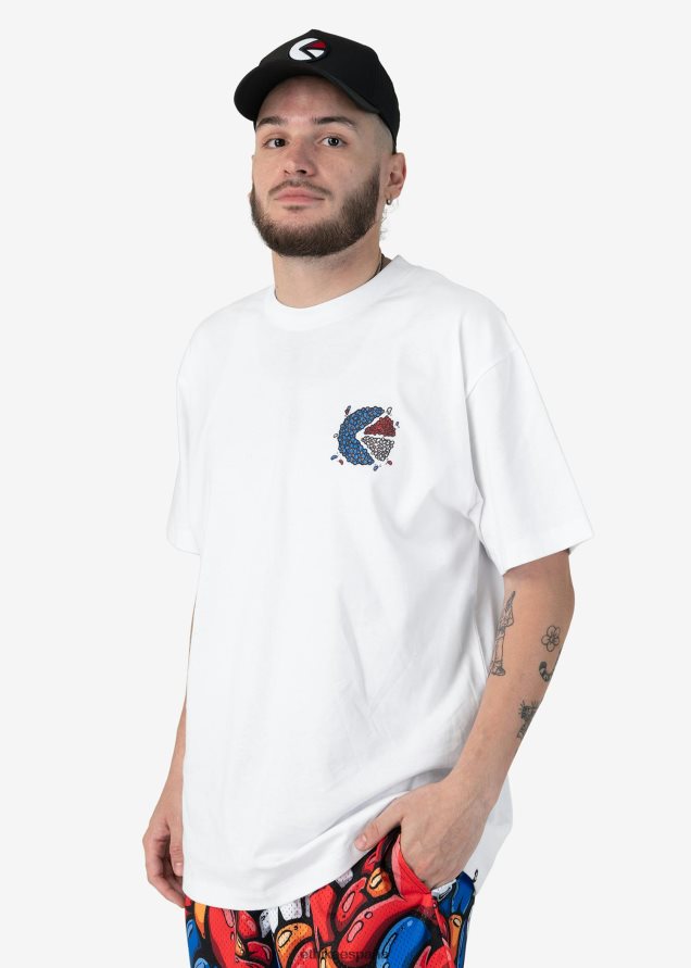 ropa hombres Ethika camiseta gráfica flow3rs - blanco FD68J555
