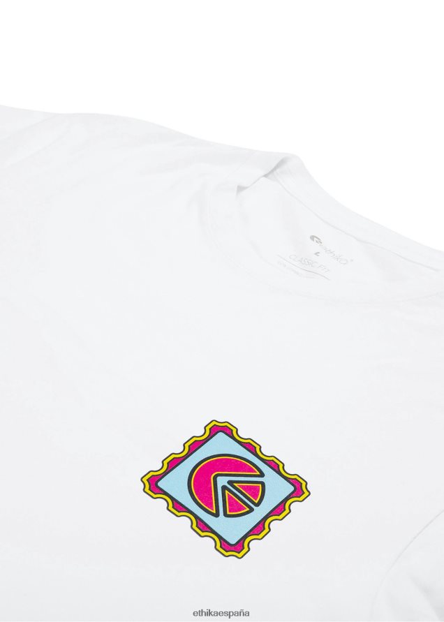 ropa hombres Ethika camiseta gráfica tabz - blanco FD68J541