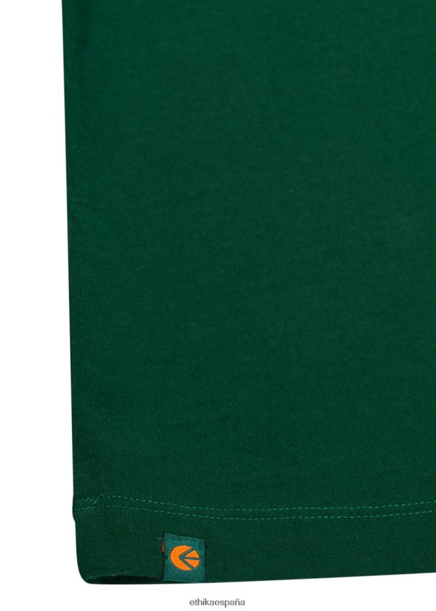 ropa hombres Ethika hábitat de camiseta gráfica - musgo FD68J591