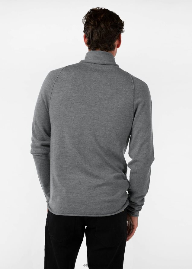 ropa hombres Ethika jersey de cuello alto enrollable - jaspeado FD68J571