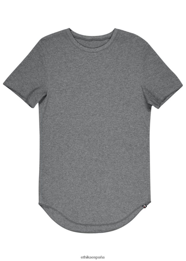 ropa hombres Ethika la camiseta térmica - brezo FD68J568