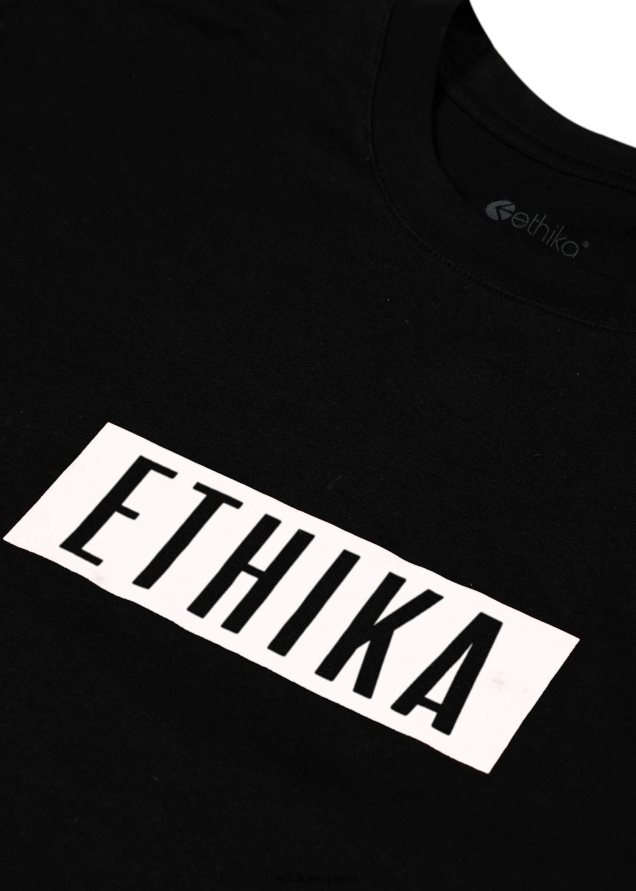 ropa hombres Ethika manga larga - camiseta gráfica blanco imperial - negro FD68J581