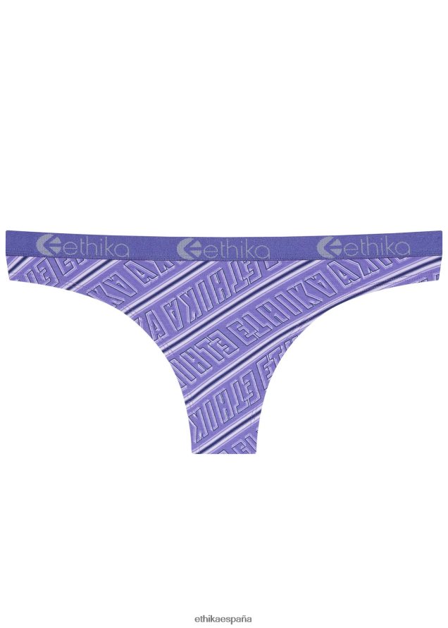 ropa mujer Ethika bikini a rayas color caramelo FD68J857