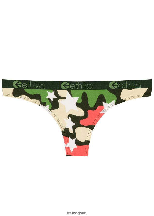 ropa mujer Ethika bikini estrella de camuflaje FD68J878