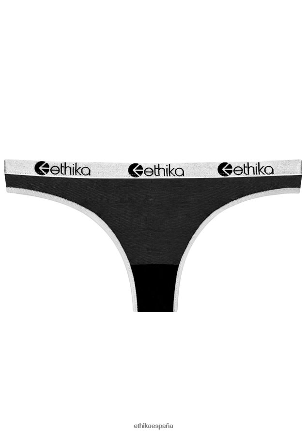 ropa mujer Ethika bikini premium transparente - negro FD68J1018