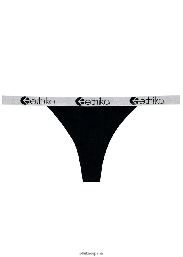 ropa mujer Ethika tanga brasileño premium modal - negro FD68J1025