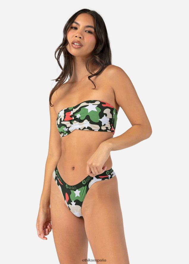 ropa mujer Ethika tanga estrella camuflaje FD68J877