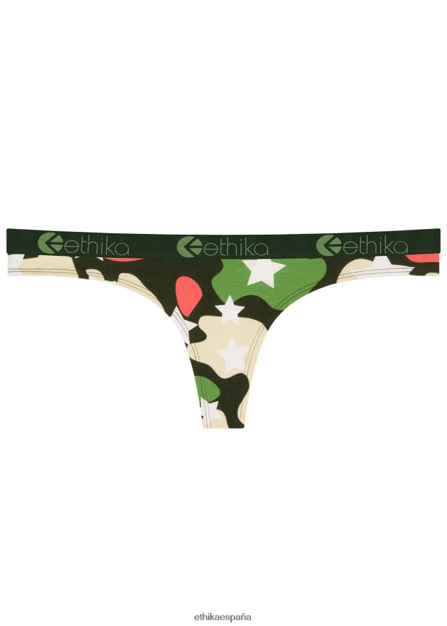 ropa mujer Ethika tanga estrella camuflaje FD68J877