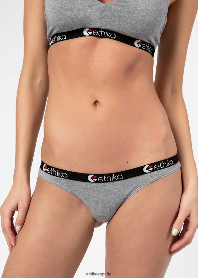ropa mujer Ethika tanga jaspeado claro FD68J974