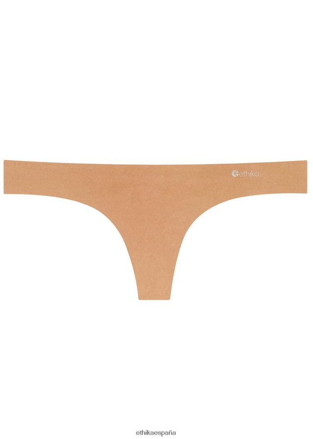 ropa mujer Ethika tanga sin costuras - caramelo FD68J1013