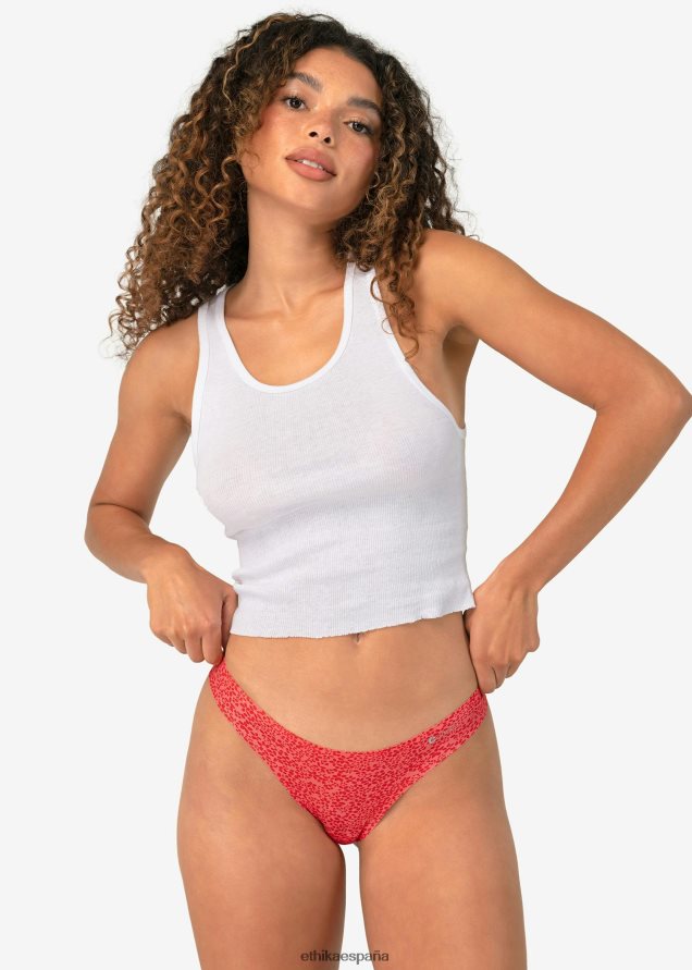 ropa mujer Ethika tanga sin costuras - floral tonto FD68J1000
