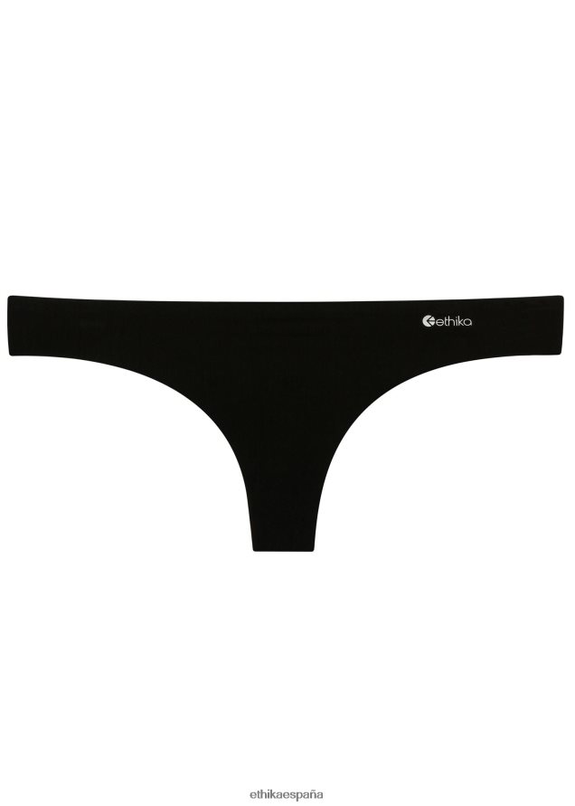 ropa mujer Ethika tanga sin costuras - negro FD68J1004