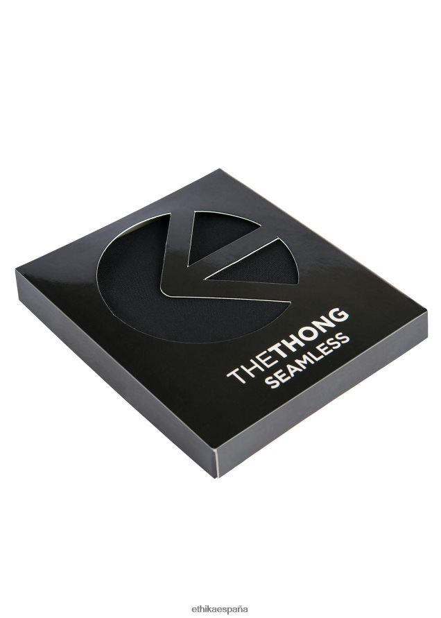 ropa mujer Ethika tanga sin costuras - negro FD68J1004