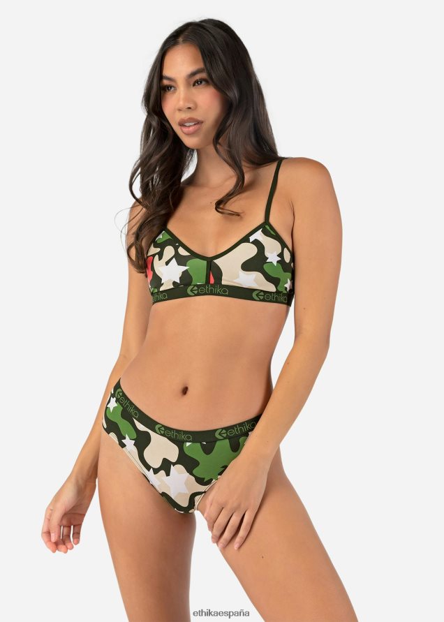 ropa mujer Ethika camuflaje estrella descarado FD68J879