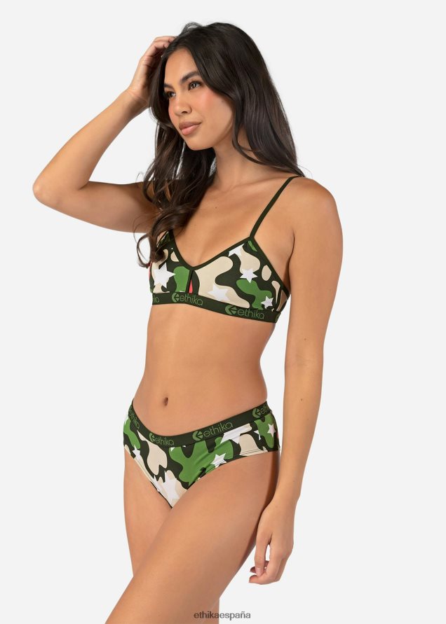 ropa mujer Ethika camuflaje estrella descarado FD68J879