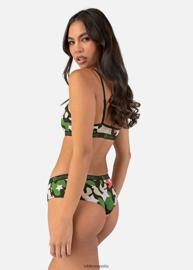 ropa mujer Ethika camuflaje estrella descarado FD68J879