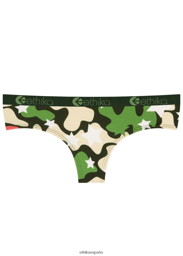 ropa mujer Ethika camuflaje estrella descarado FD68J879