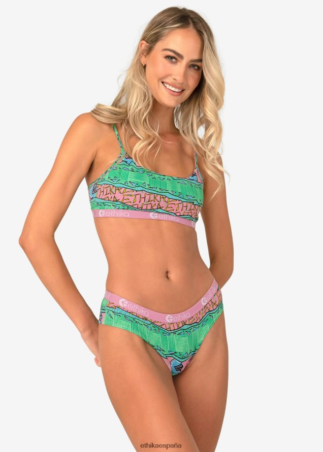 ropa mujer Ethika descarado fuera del labio FD68J842