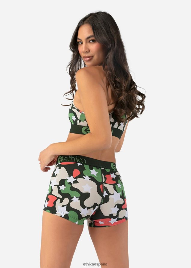 ropa mujer Ethika camuflaje estrella básico FD68J882