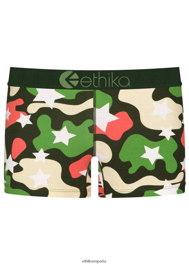ropa mujer Ethika camuflaje estrella básico FD68J882