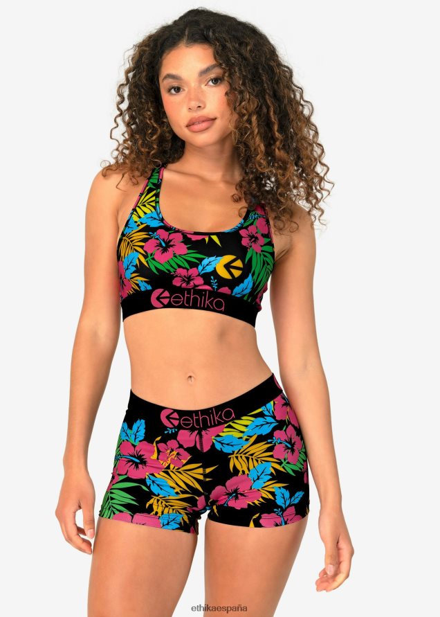 ropa mujer Ethika camuflaje hawaiano básico FD68J758