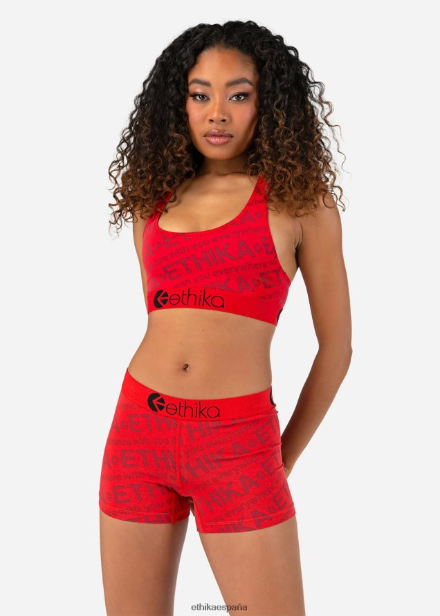 ropa mujer Ethika envoltura básica de cerezas FD68J849