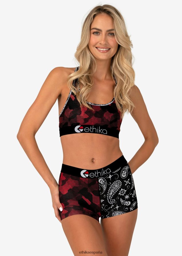 ropa mujer Ethika malla paisley básica FD68J779