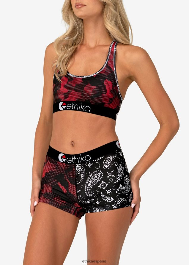 ropa mujer Ethika malla paisley básica FD68J779