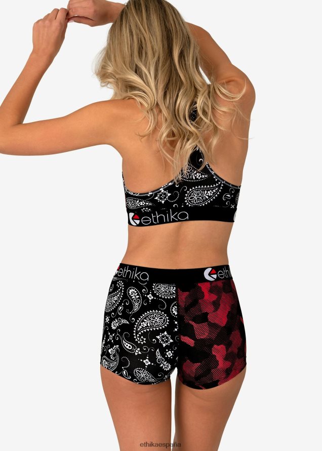 ropa mujer Ethika malla paisley básica FD68J779