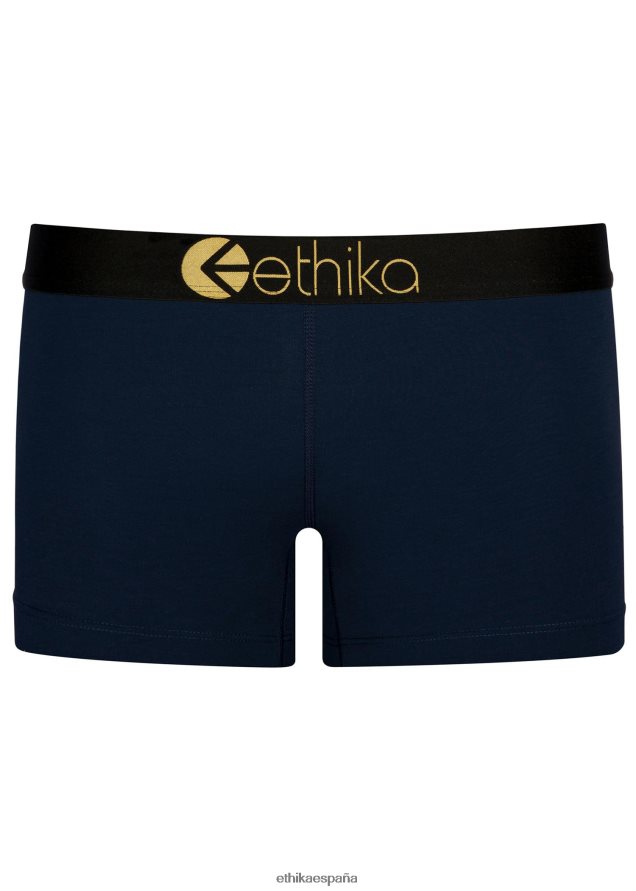 ropa mujer Ethika modal básico - lurex dorado marino FD68J990