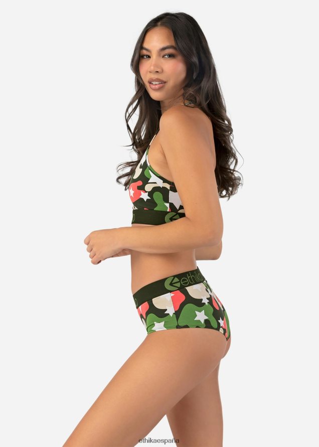 ropa mujer Ethika camuflaje estrella inconformista FD68J880