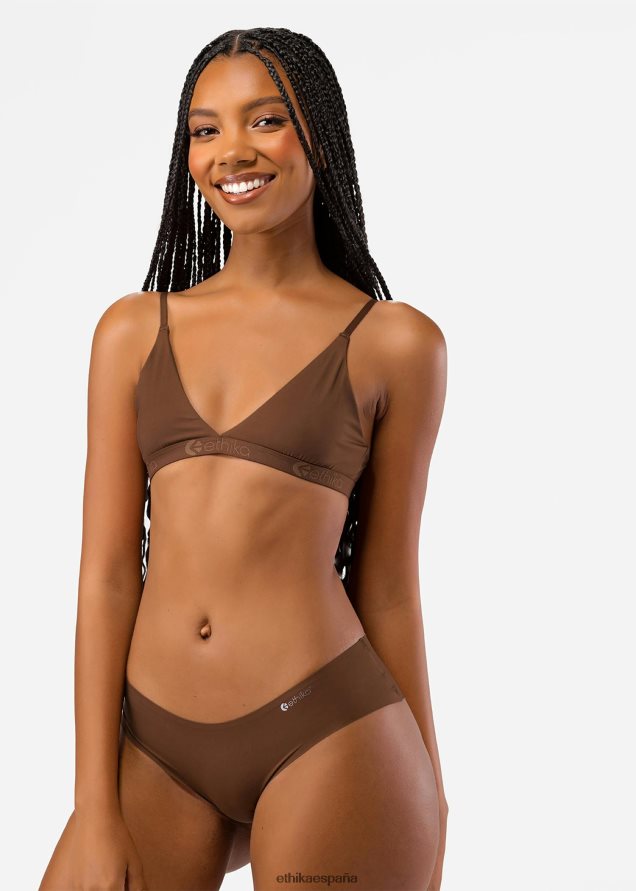 ropa mujer Ethika hipster sin costuras - trufa FD68J1012