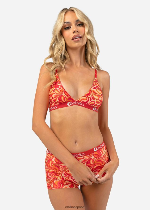 ropa mujer Ethika sujetador triangular magma FD68J1168