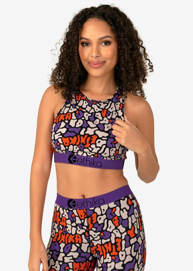 ropa mujer Ethika sujetador de cuello alto apex trail FD68J1225