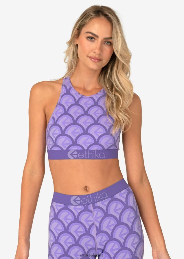 ropa mujer Ethika sujetador de cuello alto con agarre FD68J1206