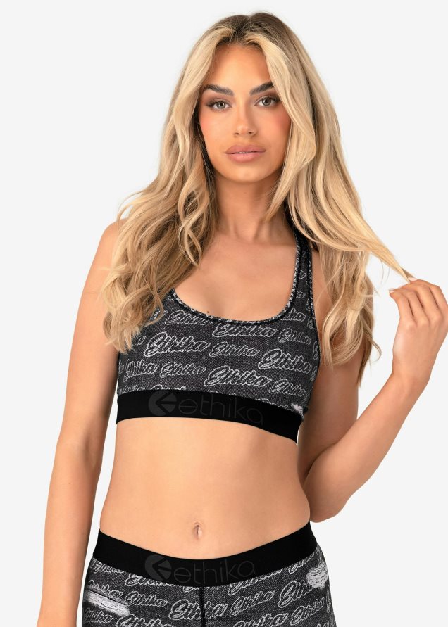 ropa mujer Ethika grabado láser del sujetador deportivo FD68J1142