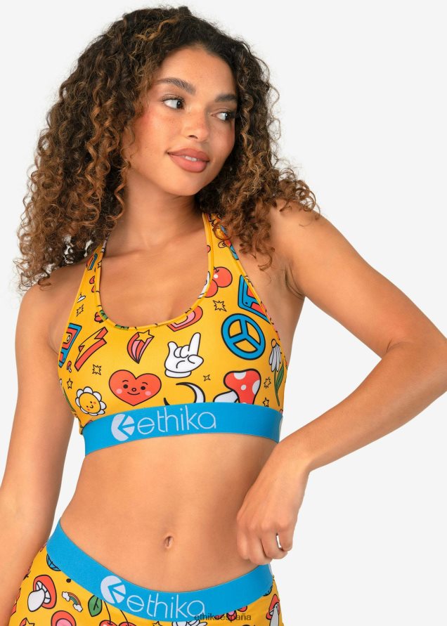 ropa mujer Ethika ranura del sujetador deportivo FD68J1123