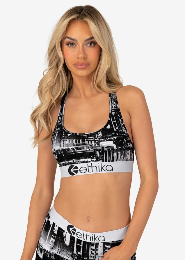 ropa mujer Ethika sujetador deportivo asfalto selva FD68J1147