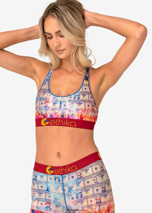 ropa mujer Ethika sujetador deportivo benji quemador FD68J1139