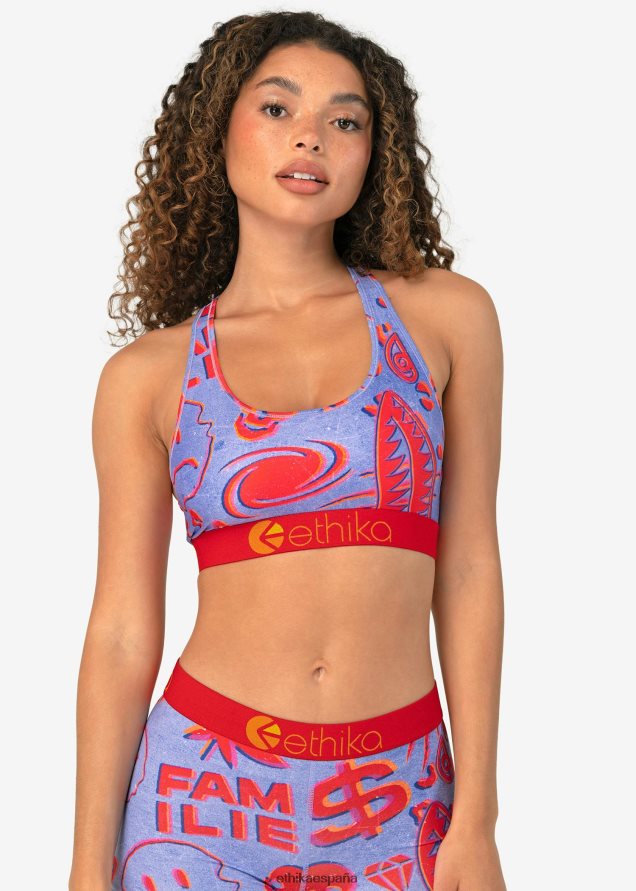 ropa mujer Ethika sujetador deportivo bomber rise-o FD68J1121