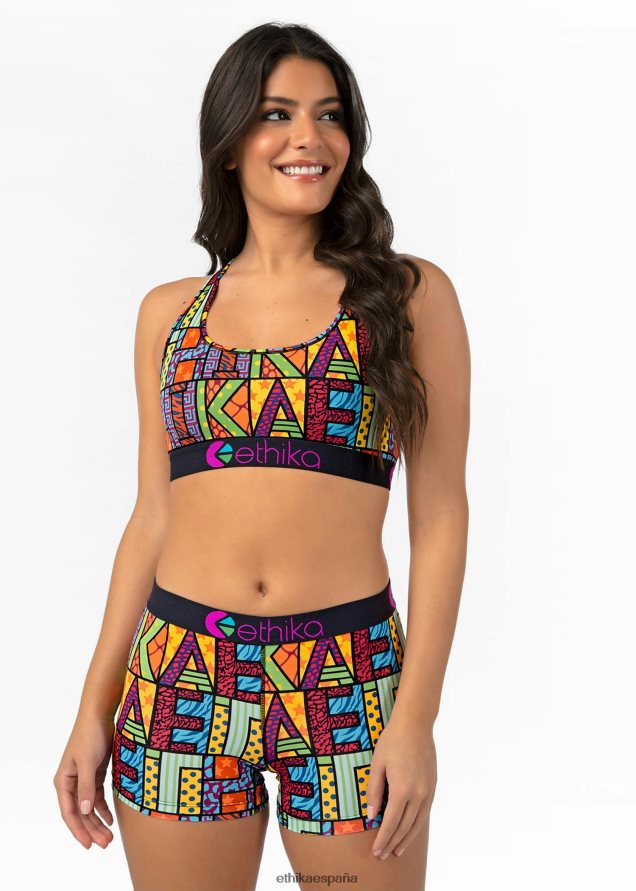 ropa mujer Ethika sujetador deportivo cultura pop FD68J1347