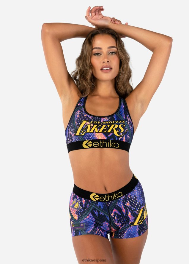 ropa mujer Ethika sujetador deportivo lakers - familia FD68J1356