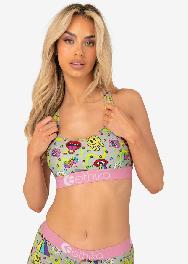 ropa mujer Ethika sujetador deportivo por qué 2 trippy FD68J1149
