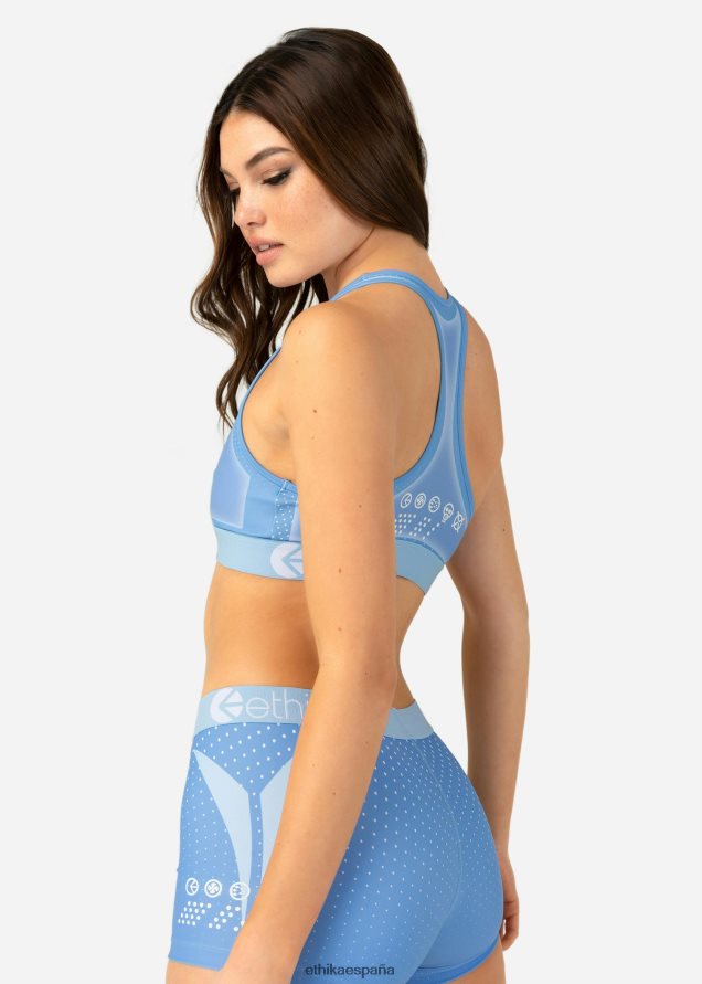 ropa mujer Ethika sujetador deportivo rendimiento subzero - nube nueve FD68J1328