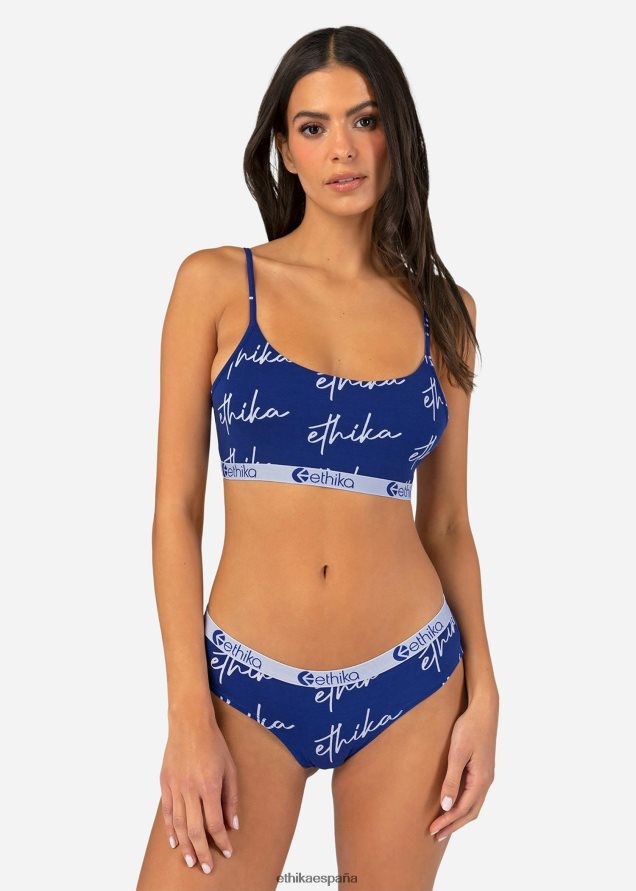 ropa mujer Ethika guión de sujetador tipo jersey FD68J1211