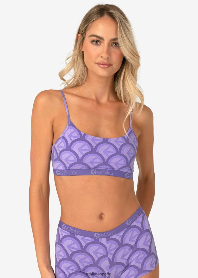 ropa mujer Ethika sujetador tipo jersey agarrado hacia arriba FD68J1208